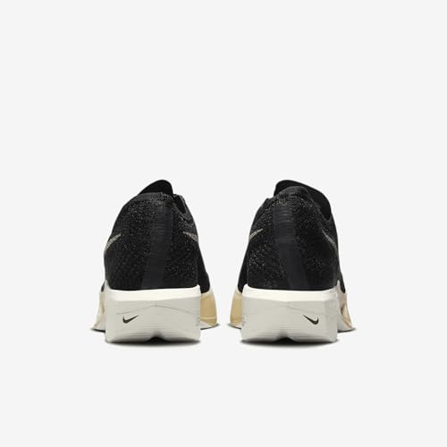 Nike Vaporfly 3 Men's Road Racing Shoes (DV4129-001, Black/Black/Oatmeal/Metallic Gold Grain) Size 7