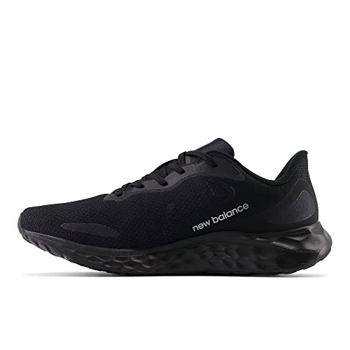 New Balance Men's Fresh Foam Arishi V4 Slip-Resistant Running Shoe, Black/Black Metallic/Black, 11 M