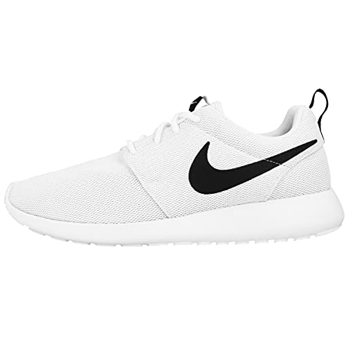 Nike Womens Roshe One Running Shoes (10 B(M) US)(White/White/Black)
