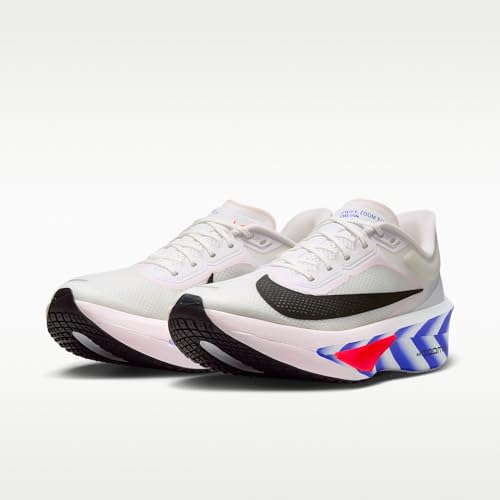 Nike Zoom Fly 6 Men's Road Racing Shoes (White/Salt Red/Racer Blue/Black) Size 8.5