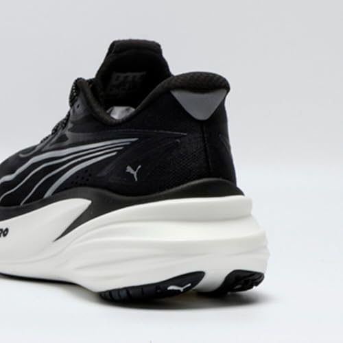 PUMA Men's Magmax Nitro 2 Running Shoes, Black White, Size 10.5 D Medium US