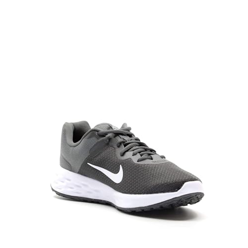 Nike Men's Revolution 5 Flyease Running Shoe, Iron Grey White Smoke Grey Black Lt Smoke Grey, 8.5