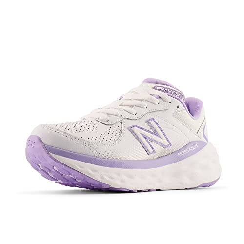 New Balance Women's Fresh Foam X 840F V1 Walking Shoe, White/Lilac Glo/White, 6 M