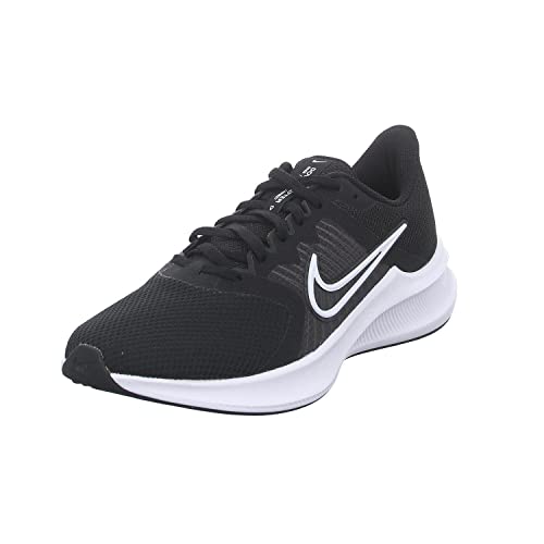 Nike Herren Downshifter 11Low-top, Black Black White Dk Smoke Grey, 7.5 UK