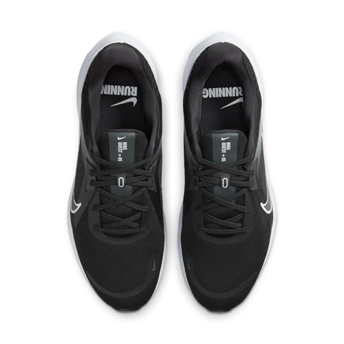 Nike Men's Quest 5 Sneaker, Black White Smoke Grey Dk Smoke Grey, 10.5