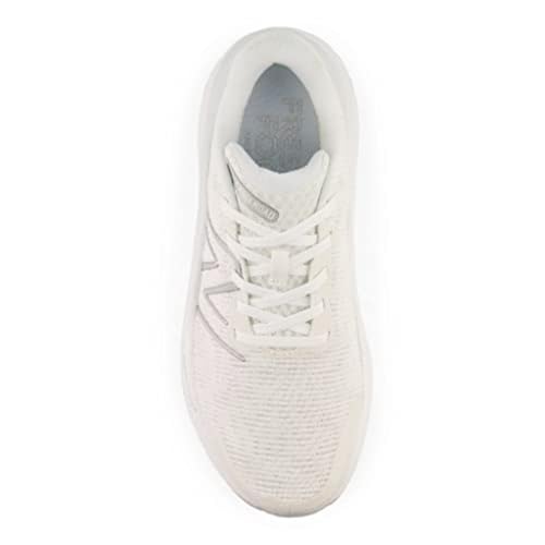 New Balance Women's Fresh Foam X Kaiha Road V1 Running Shoe, White/Quartz Grey/Silver Metalic, 7.5 W