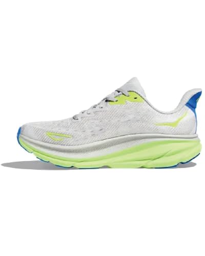 Hoka Men's Clifton 9 Stardust/Electric Cobalt 8 Medium