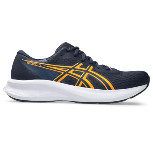 ASICS Men's Patriot 14 Running Shoes, 7, Midnight/YAMABUKI