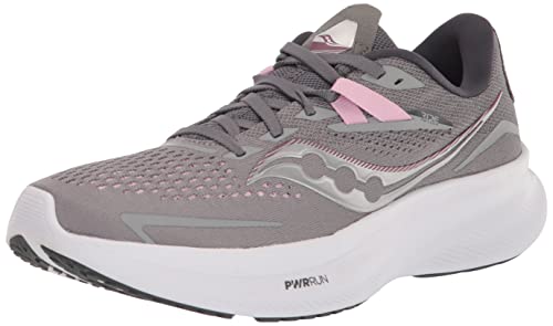 Saucony Women's Ride 15 Running Shoe, Alloy/Quartz, 12