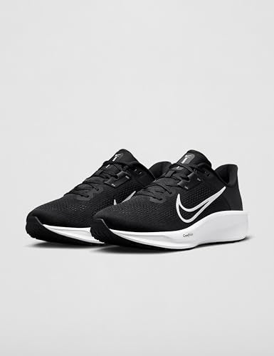 Nike Men's Quest 6 Road Running Shoes, Black/White-Iron Grey, 10