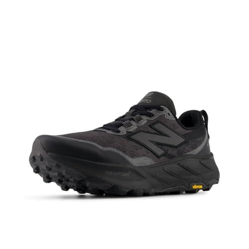 New Balance Men's Fresh Foam X Hierro V9 Trail Running Shoe, Black Cement/Black, 11 M