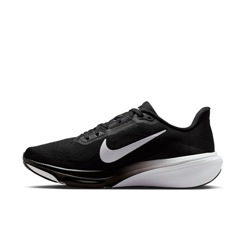 Nike Women's Air Zoom Pegasus 42 Sneaker, Black/White/Iron Grey, 9 Wide