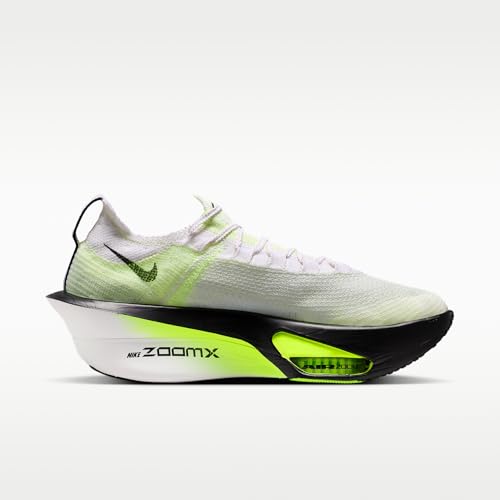 Nike Alphafly 3 Men's Road Racing Shoes (White/Volt/Barely Volt/Black) Size 9