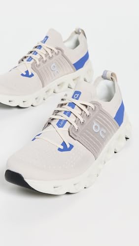 On Men's Cloudswift 4 Sneakers, Cream/Cobalt, 13 Medium US