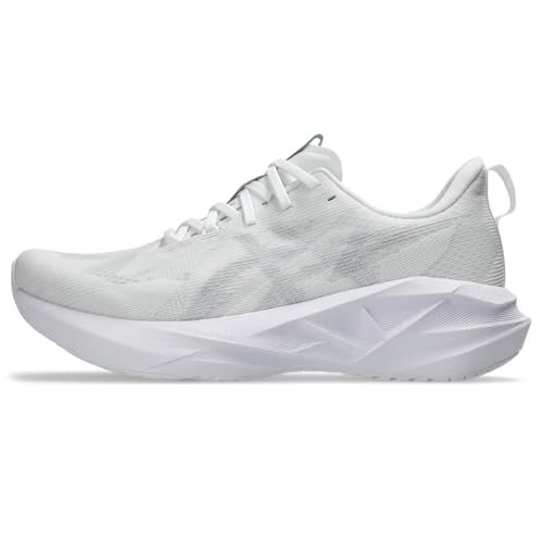 Asics NOVABLAST 5 mens Sneaker, WHITE/PIEDMONT GREY, 8.5