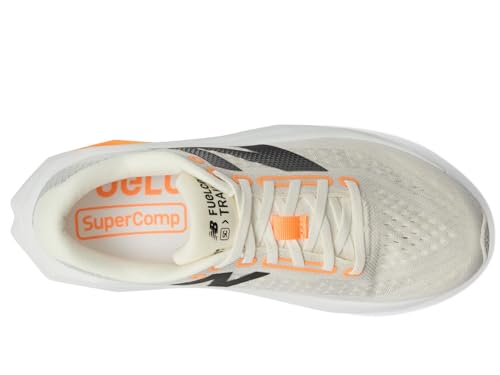 New Balance Women's FuelCell SuperComp Trainer V3 Running Shoe, Angora/Hot Mango/Black, 9 M