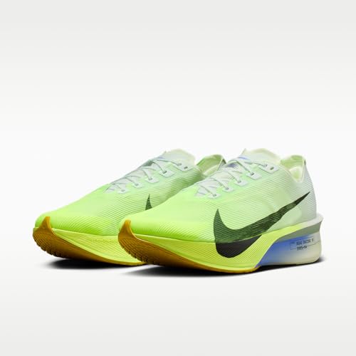Nike Vaporfly 4 Men's Road Racing Shoes (Barely Green/Volt Tint/Sapphire/Black Spruce) Size 10
