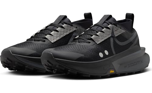 Nike Zegama 2 Men's Trail Running Shoes (FD5190-002, Black/Velvet Brown/Metallic Platinum/Anthracite) Size 7.5