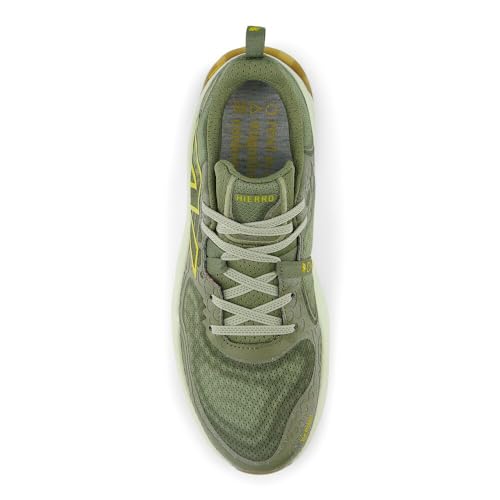 New Balance Men's Fresh Foam X Hierro V8 Trail Running Shoe, Dark Olivine/Olivine/Lichen Green, 7 M