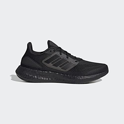 adidas Mens Pureboost 22 Black/Black/Black 12.5