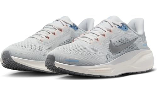 Nike Women's Pegasus 41 Photon Dust/Metallic Pewter/Sail/Echo Pink 8.5 Medium