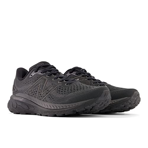 New Balance Men's Fresh Foam 860 V13 Running Shoe, Black/Phantom, 11.5 Medium