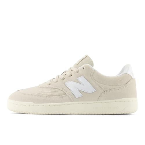 New Balance Men's 080 Court Sneaker, Timberwolf/Nb 103 White, 10