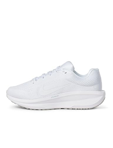 Nike Women's Winflo 11 Road Running Shoes, White/White-Photon Dust, 7.5