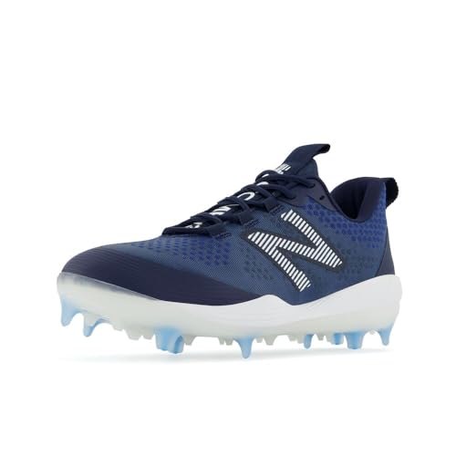 New Balance Men's FuelCell COMP V3 Baseball Shoe, Team Navy/White, 11 M
