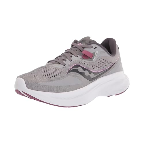 Saucony Women's Guide 15 Sneaker, Alloy/Quartz, 11