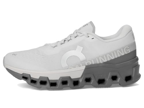 On Men's Cloudmonster 2, Frost/Rock, 12 Medium