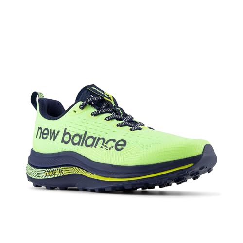New Balance FuelCell SuperComp Trail Bleached Lime Glo/Nb Navy 10.5 B (M) - product image