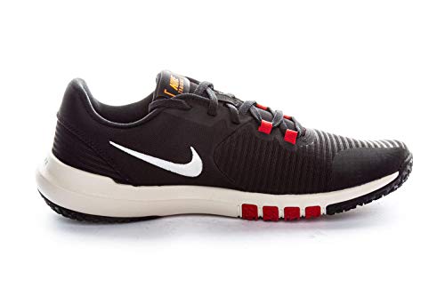 Nike Men's Nike Flex Control TR4 Athletic Shoe, Black/Solar-University RED-Total Orange-Pale Ivory, 11 Regular US
