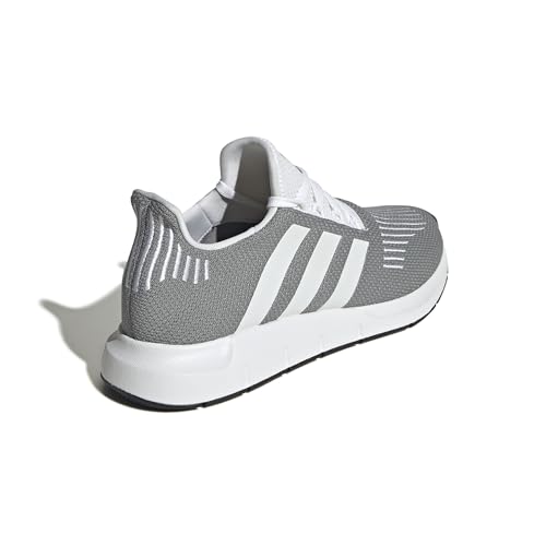 adidas Men's Swift Run 1.0, Grey/White/Black, 10