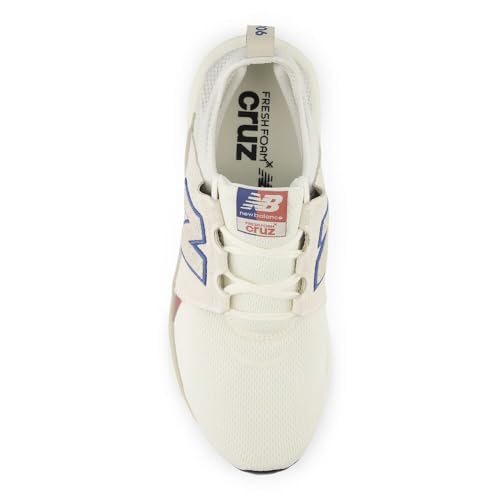 New Balance Men's Fresh Foam X Cruz V3 Running Shoe, Sea Salt/Timberwolf, 10 W