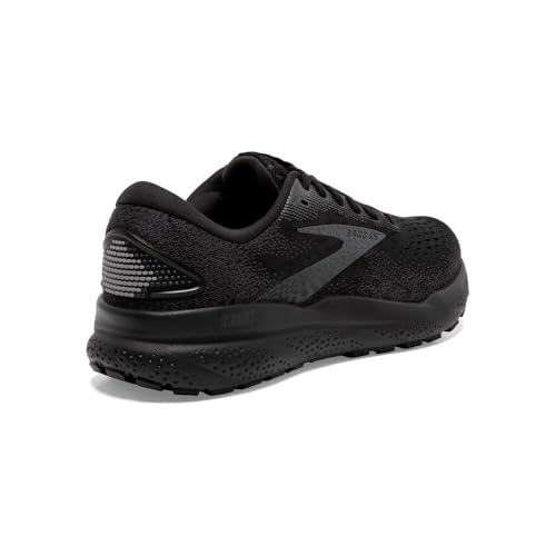 Brooks Men’s Ghost 16 Neutral Running Shoe - Black/Black/Ebony - 14 Medium