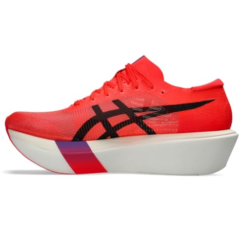 ASICS Unisex METASPEED Sky Tokyo Running Shoes, 8.5M / 10W, Flash RED/Black