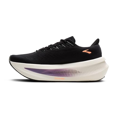 Brooks Women’s Glycerin Max 2 Neutral Running & Walking Shoe - Black/Peach/Clear - 8.5 Medium
