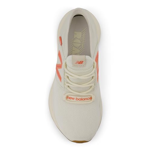 New Balance Women's Fresh Foam Roav V1 Running Shoe, Sea Salt/Flare/Permafrost, 6 M
