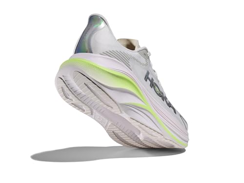 Hoka Men's Skyward X 2 Sneaker, White/Neon Yuzu, 10.5 - alternate view 3