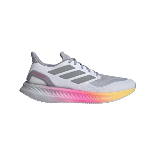 Adidas Men's Pureboost 5, White/Silver Metallic/Spark, 10.5