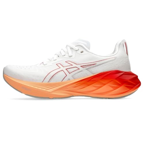 ASICS Men's NOVABLAST 4 Running Shoes, 13, White/Moonrock