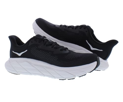 HOKA ONE ONE Arahi 7 Wide Womens Shoes Size 9.5, Color: Black/White