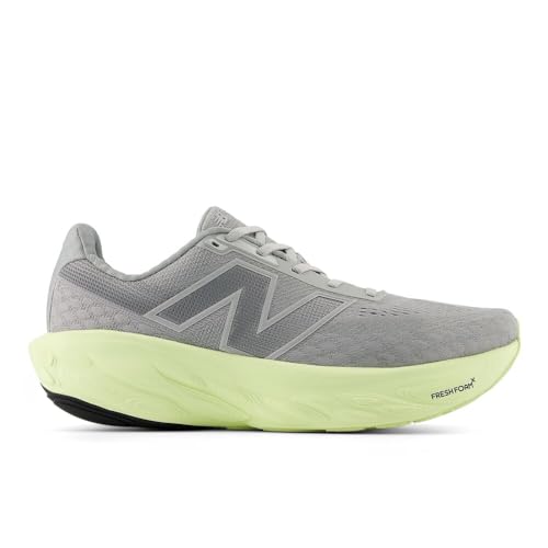 New Balance Men's Fresh Foam X 1080 V14 Running Shoe, Raincloud/Limelight/Silver Metalic, 10 M