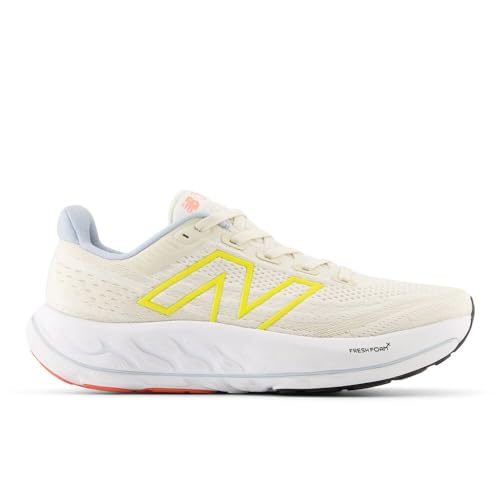 New Balance Women's Fresh Foam X Vongo V6 Running Shoe, Sea Salt/Lemon Zest/Light Chrome Blue, 12 W