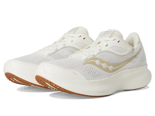 Saucony Women's Cohesion 18 Sneaker, Almond/Gum, 9 Wide