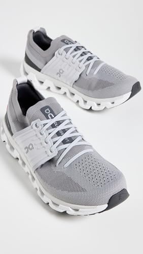 On Men's Cloudswift 3 Sneakers, Alloy | Glacier, Grey, 11.5 Medium US