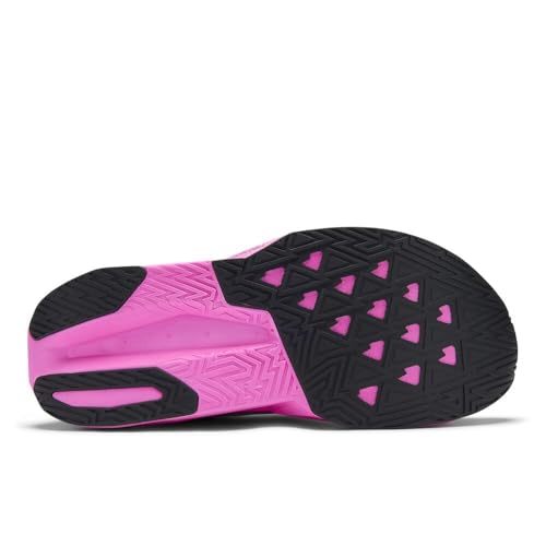 New Balance Men's FuelCell Rebel V5 Running Shoe, Pink Heat/Rosewood, 11