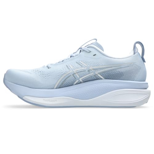 ASICS Women's Gel-Kayano 33 Running Shoes, 8, Solid AIR/Soft Sky