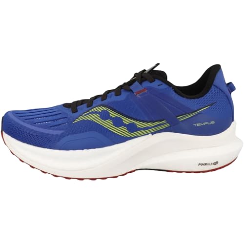 Saucony Men's Tempus Sneaker, Blue Raz/Acid, 12